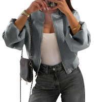 Rhian - Sporty Zip-Up Pilot Jacket Coat