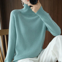 Amelie Cashmere Turtleneck Sweater