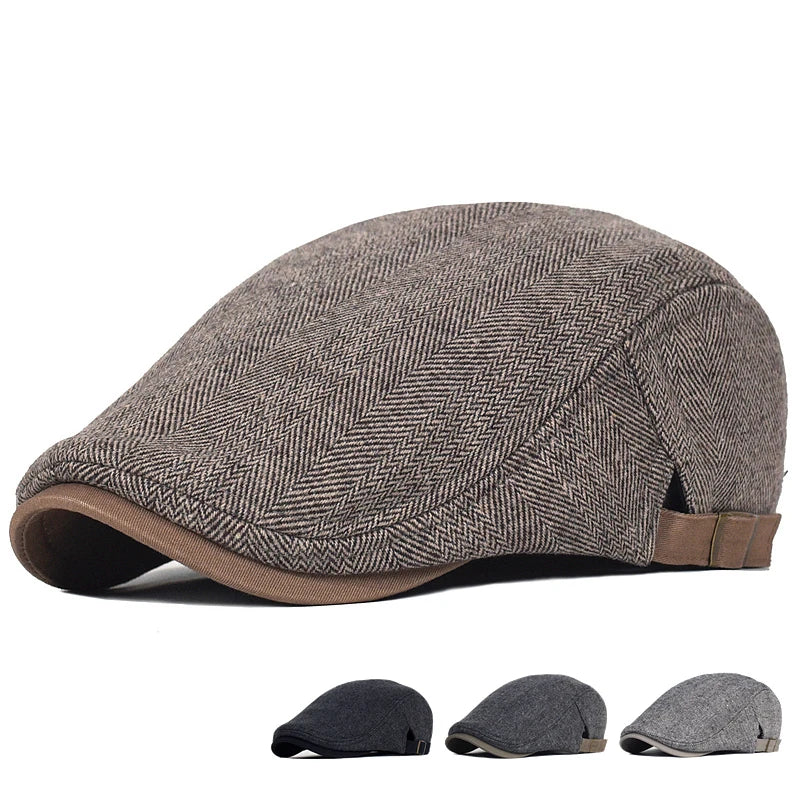 Idris - Modern Herringbone Cap