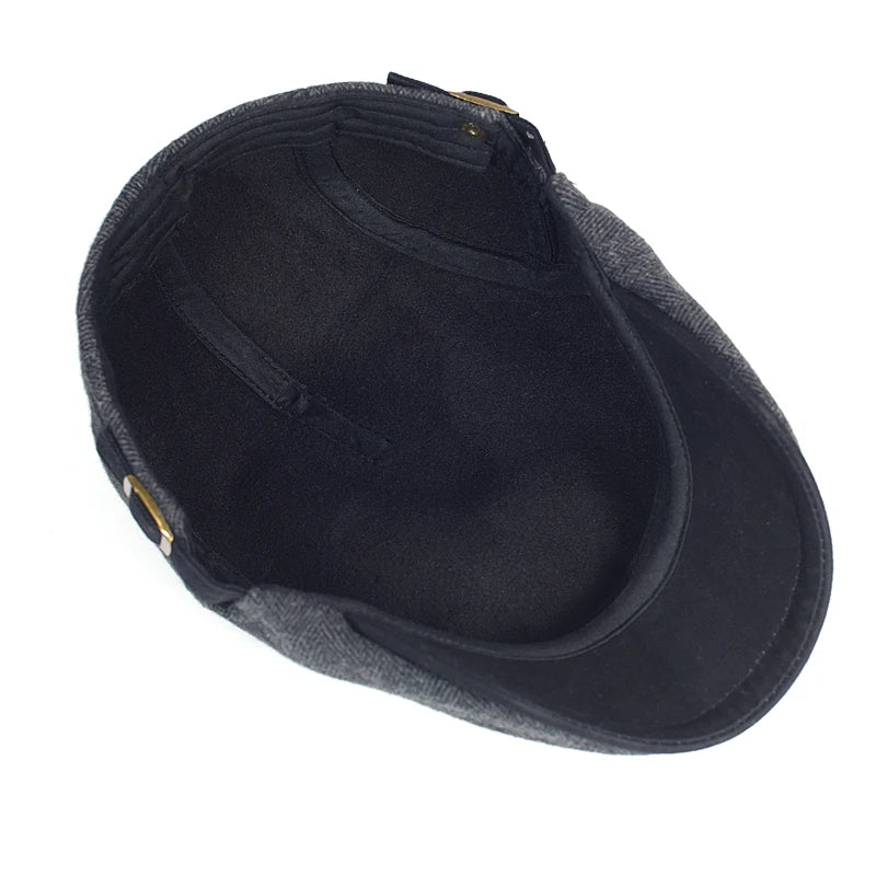 Idris - Modern Herringbone Cap