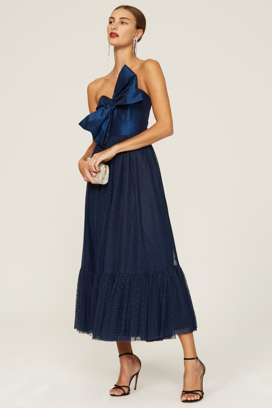 Bow Tie Midi Dress