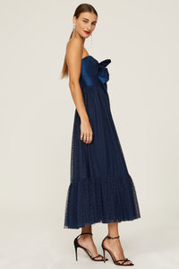 Bow Tie Midi Dress