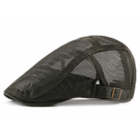 Damon - Breathable Driver Flat Cap
