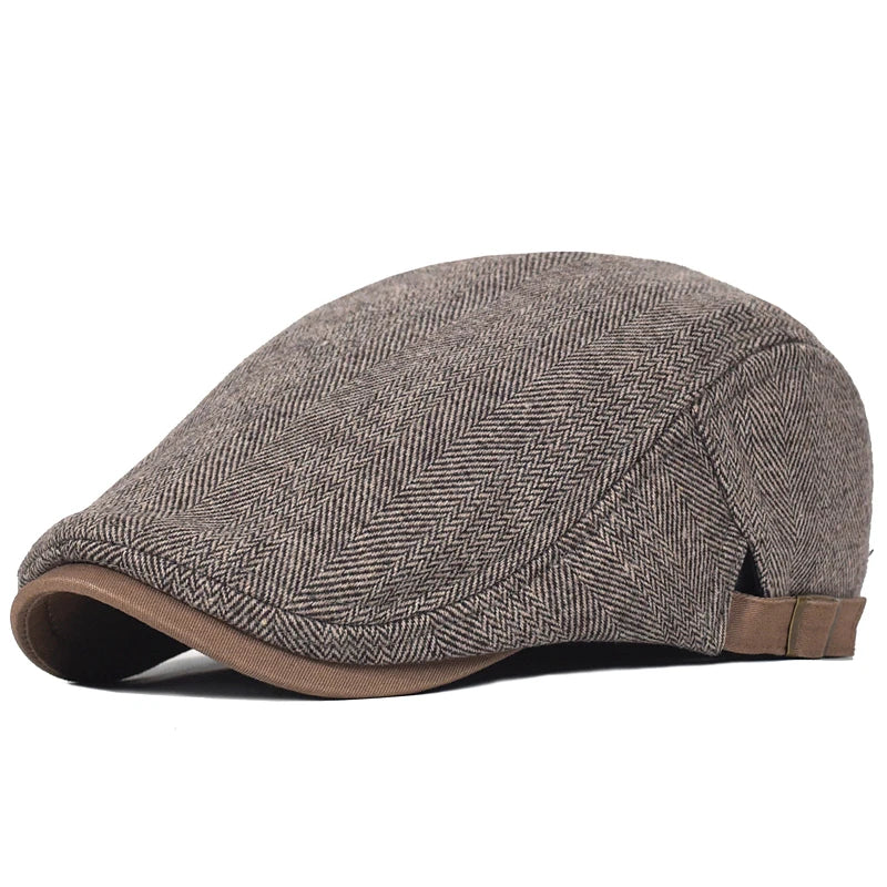 Idris - Modern Herringbone Cap