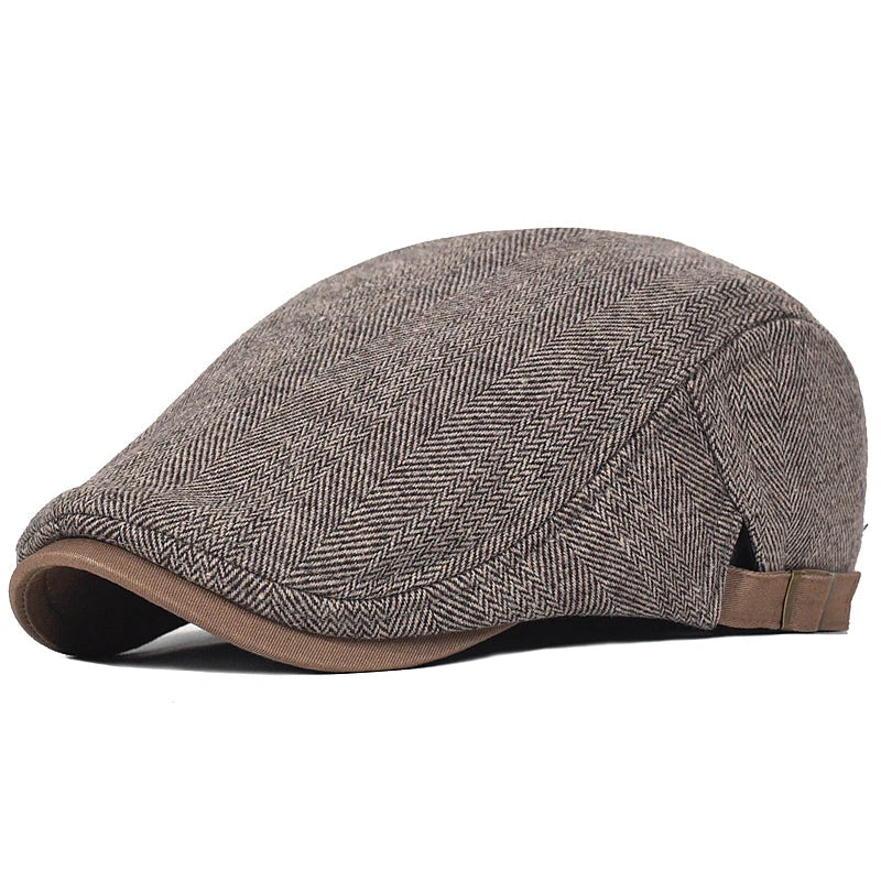 Idris - Modern Herringbone Cap