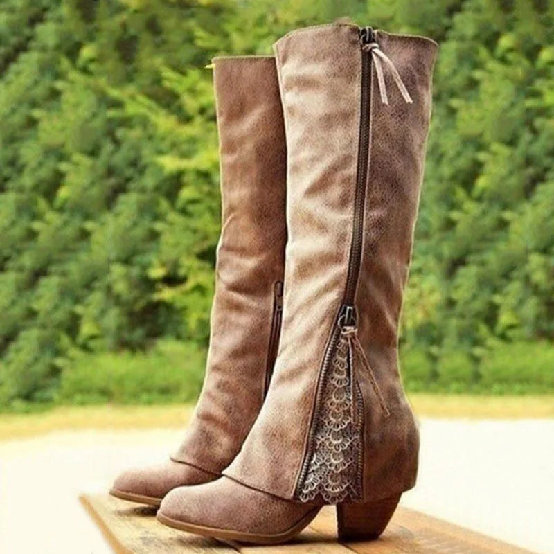 Moana | Knee-High Boots Brown