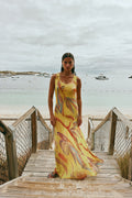Alora Sheer Maxi Dress Anais