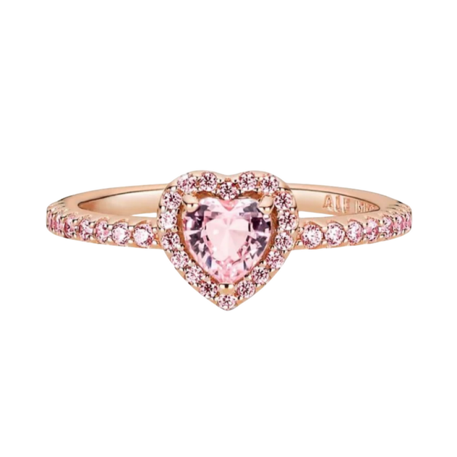 Elevated Heart Ring