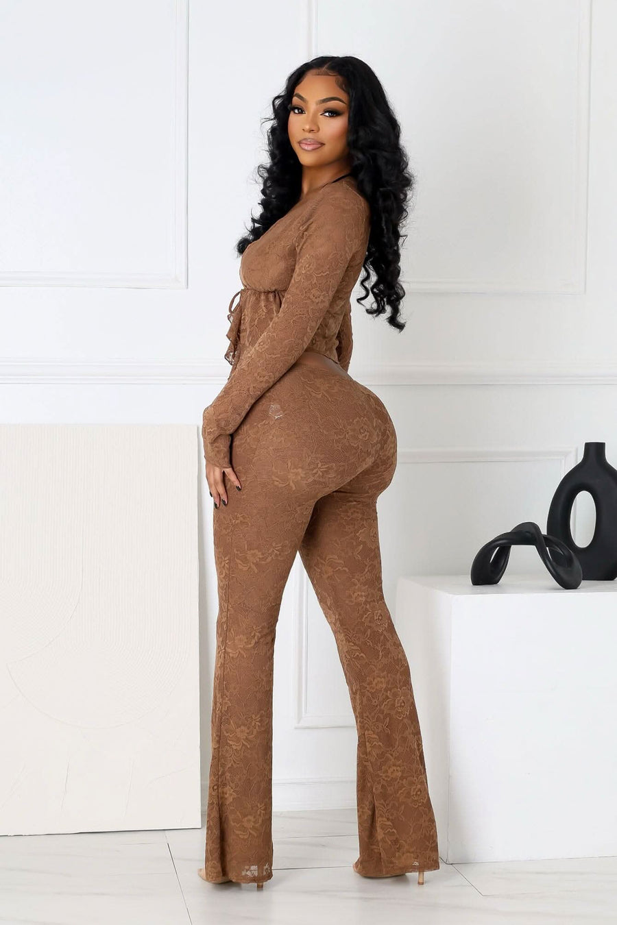 Lydia Lace Pants Set