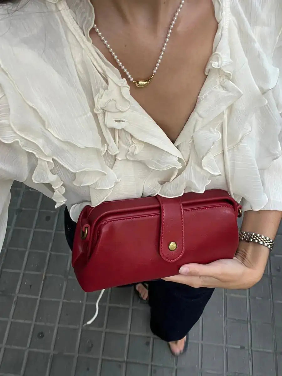 Alina – Vintage Red Handbag