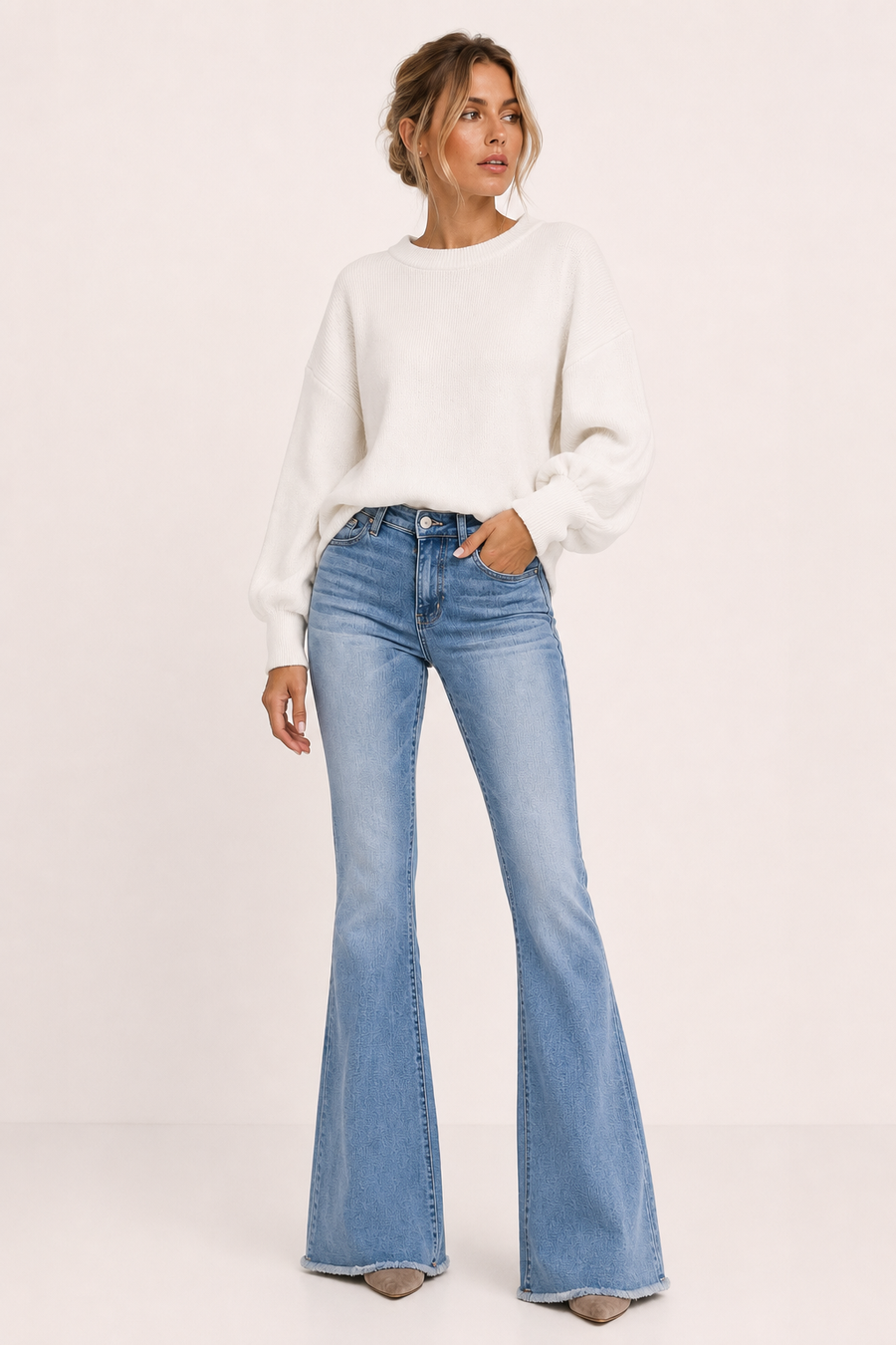 Greta High-Waisted Flare Jeans