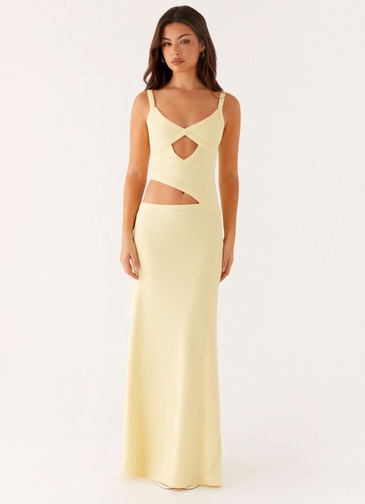 Jocelyn Maxi Dress Yellow