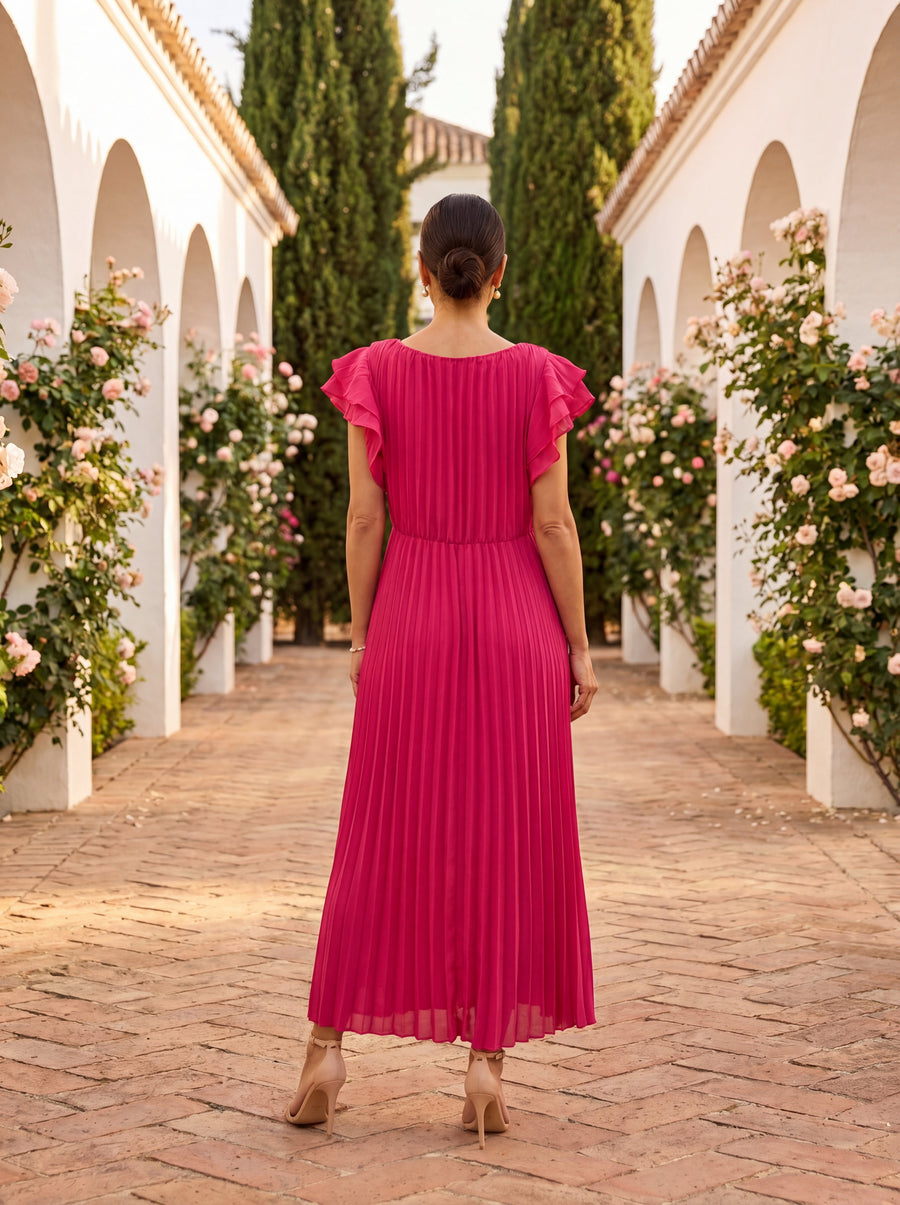 Shannon - Elegant Flowing Midi Dress