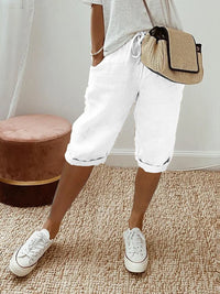 Calista – Cotton Linen Relaxed Shorts