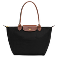 Fleur – Foldable Shopper Bag in Black
