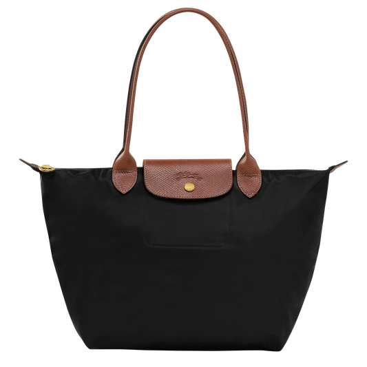 Fleur – Foldable Shopper Bag in Black