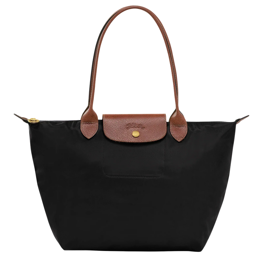 Fleur – Foldable Shopper Bag in Black