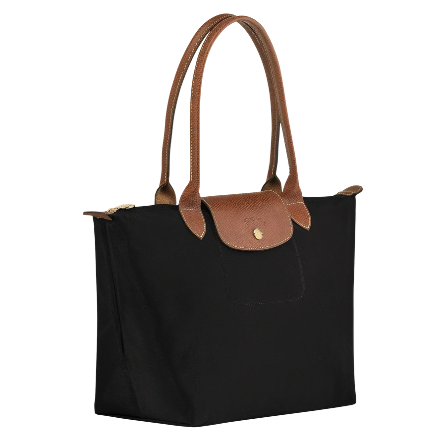Fleur – Foldable Shopper Bag in Black
