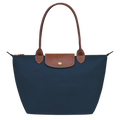 Eadie – Foldable Shopper Bag in Navy Blue