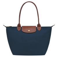 Eadie – Foldable Shopper Bag in Navy Blue