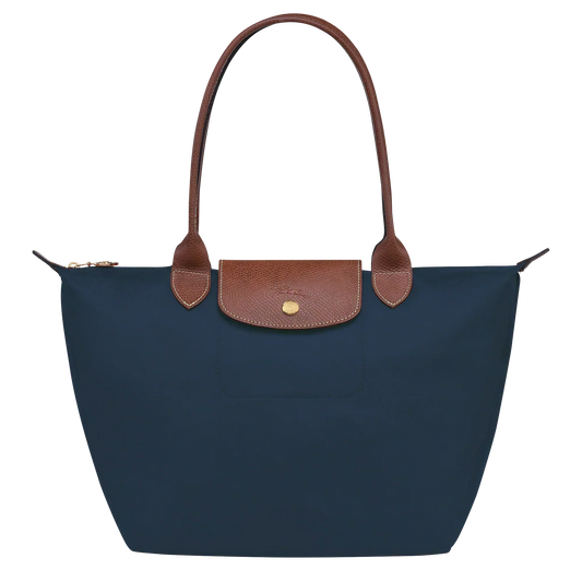 Eadie – Foldable Shopper Bag in Navy Blue