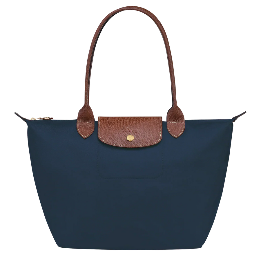 Eadie – Foldable Shopper Bag in Navy Blue