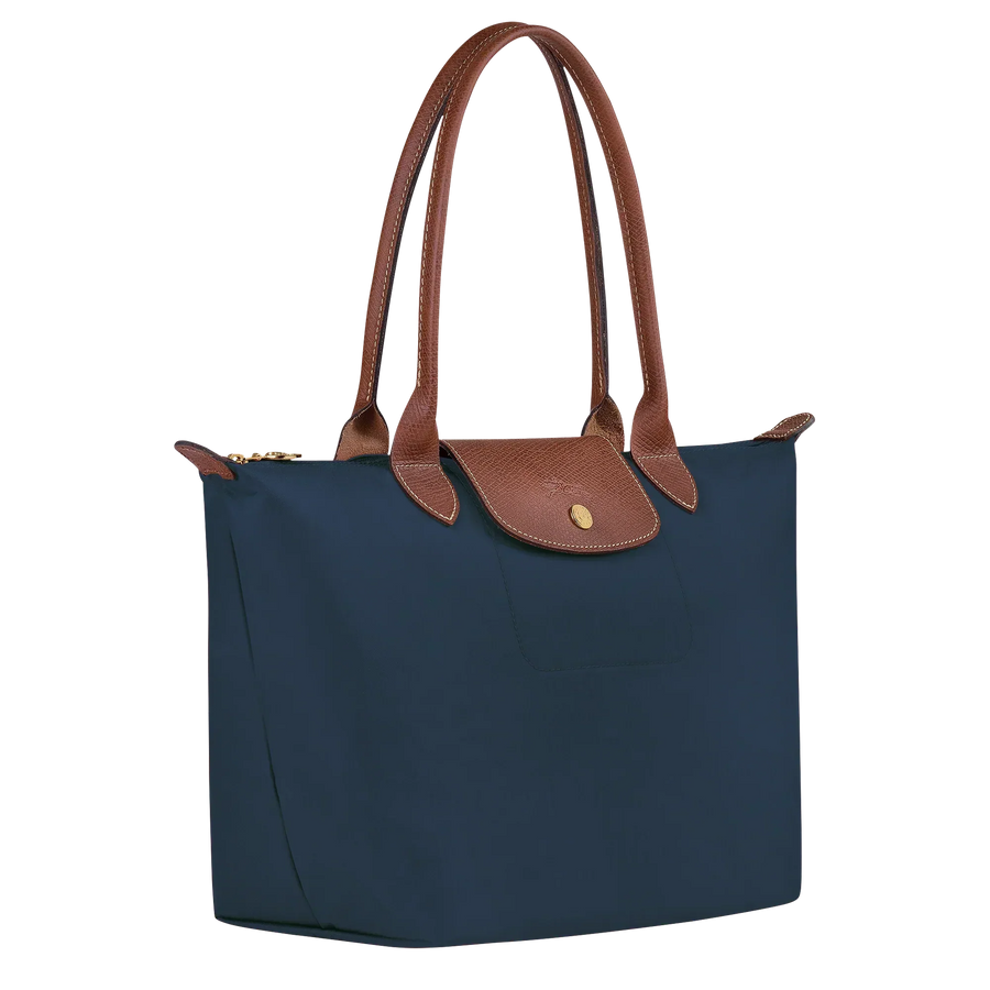 Eadie – Foldable Shopper Bag in Navy Blue