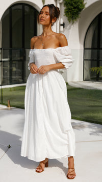 Renata Off-Shoulder Midi Dress