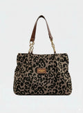 Sybil – Elegant Leopard Print Tote Bag