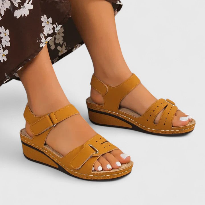 Guinevere | Orthopedic Sandals Yellow