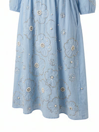 Quin – Floral Cotton Midi Dress