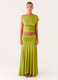 Lora Ruched Maxi Set