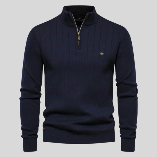 Robert - High-quality Comfort Sweater – Navy blue