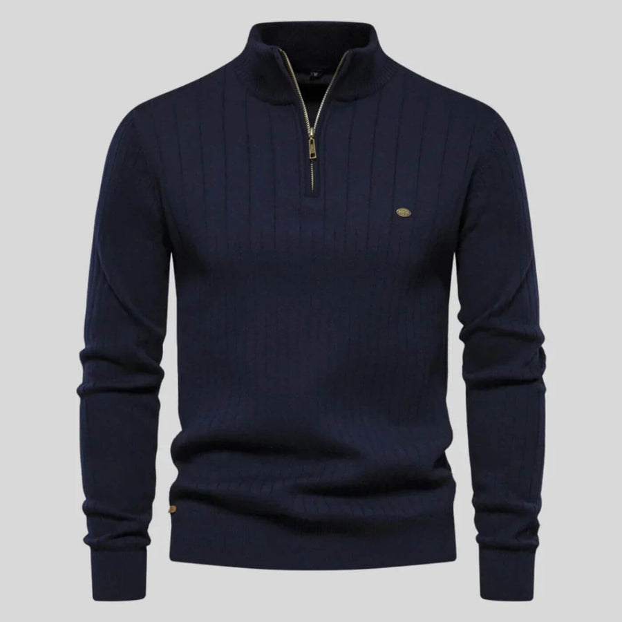Roger | Premium Everyday Comfort Sweater Blue