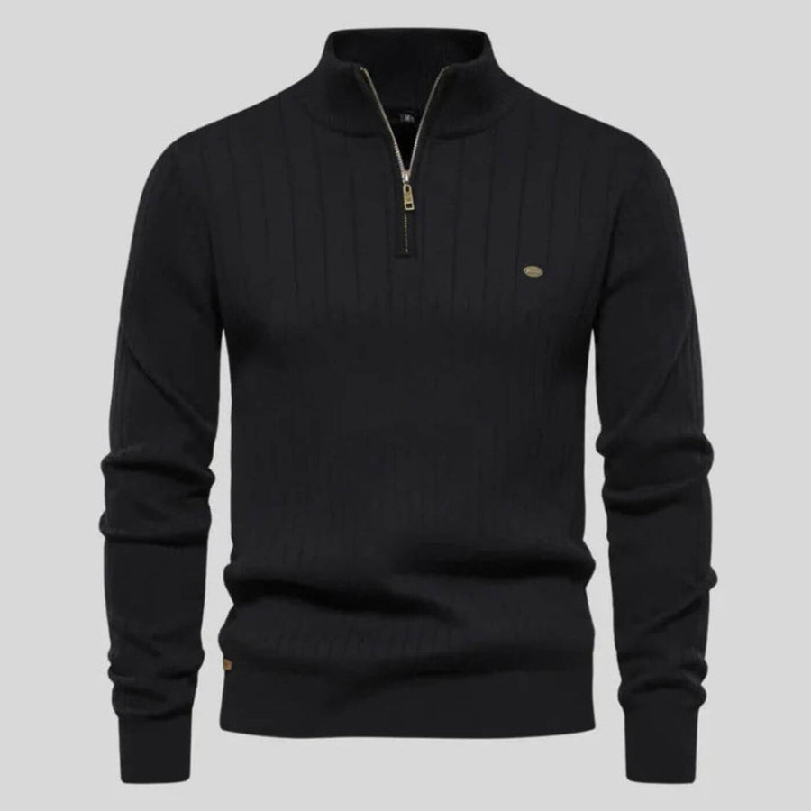Roger | Premium Everyday Comfort Sweater Black