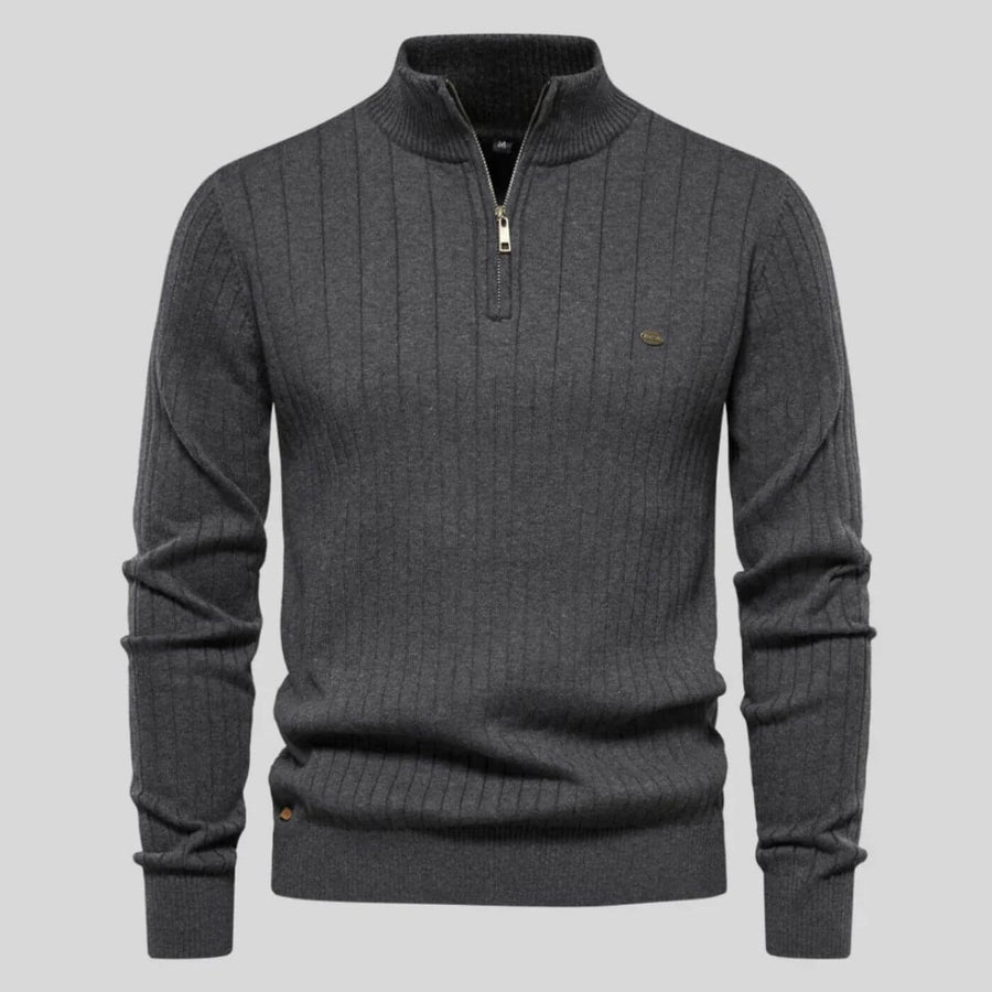 Roger | Premium Everyday Comfort Sweater Gray