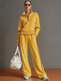 Aaliyah - Wide-Leg Knit Co-ord Set for Effortless Comfort