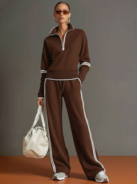 Aaliyah - Wide-Leg Knit Co-ord Set for Effortless Comfort