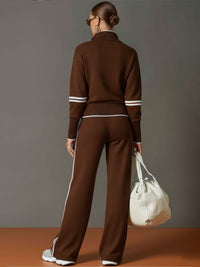 Aaliyah - Wide-Leg Knit Co-ord Set for Effortless Comfort