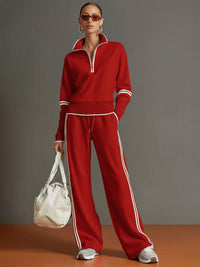 Aaliyah - Wide-Leg Knit Co-ord Set for Effortless Comfort