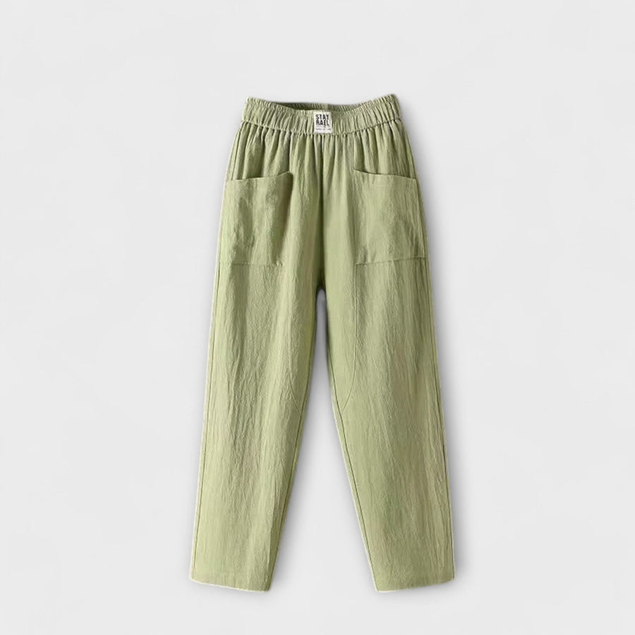 Maya - Elegant Pants Green