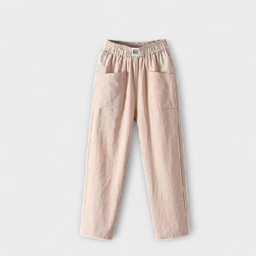 Maya - Elegant Pants Beige