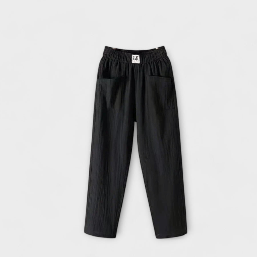 Maya - Elegant Pants Black