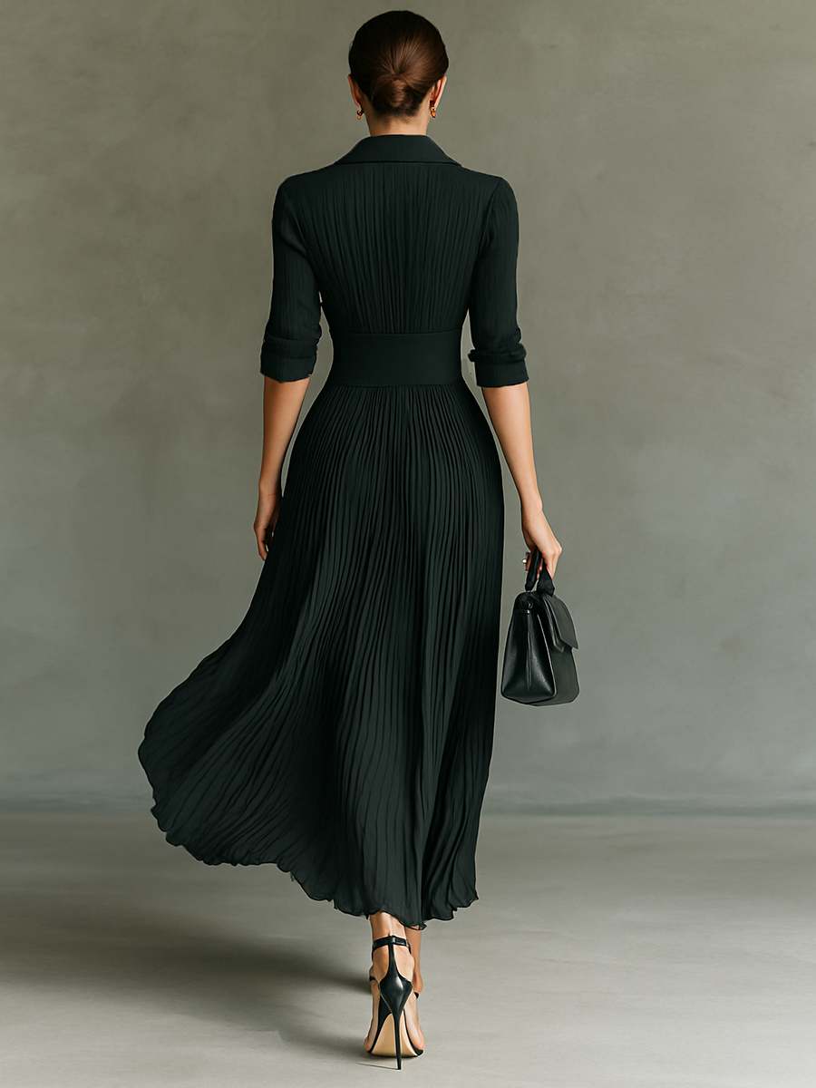 Georgina - Long Sleeve Maxi Dress