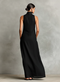 Tiffany - Minimalist Maxi Dress with Pockets
