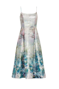 Monet Jacquard Midi Dress