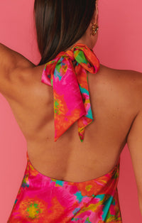 Jasmine Tie Mini Dress ~ Miss Malibu
