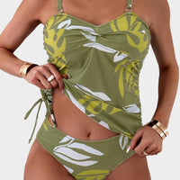 Yvaine - Bikini with Tropical Leaf Print