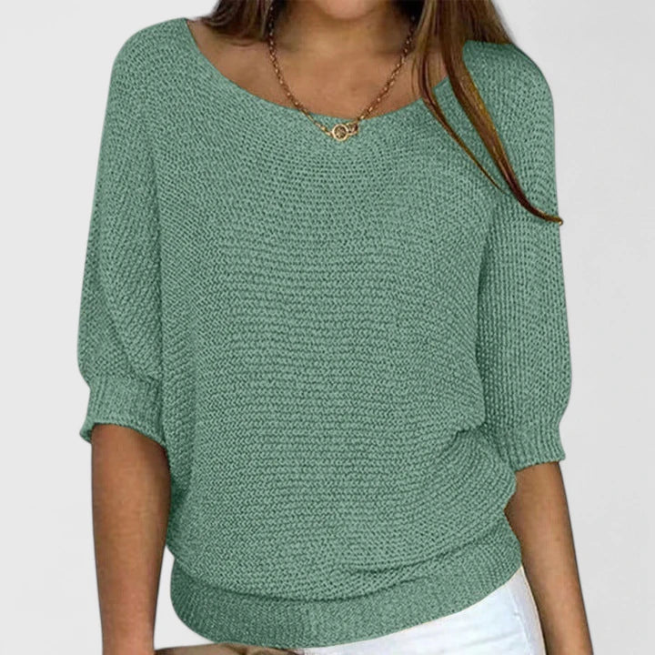 Kalyndrae | Comfortable Sweater Green