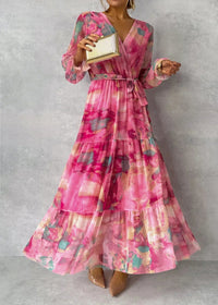 Hannah - Wrap Dress with Floral Print
